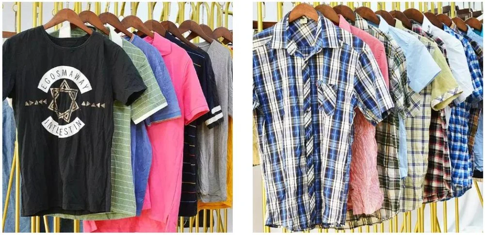 Used Clothes Men′s T-Shirts Bales Second Hand Clothing in Bundles